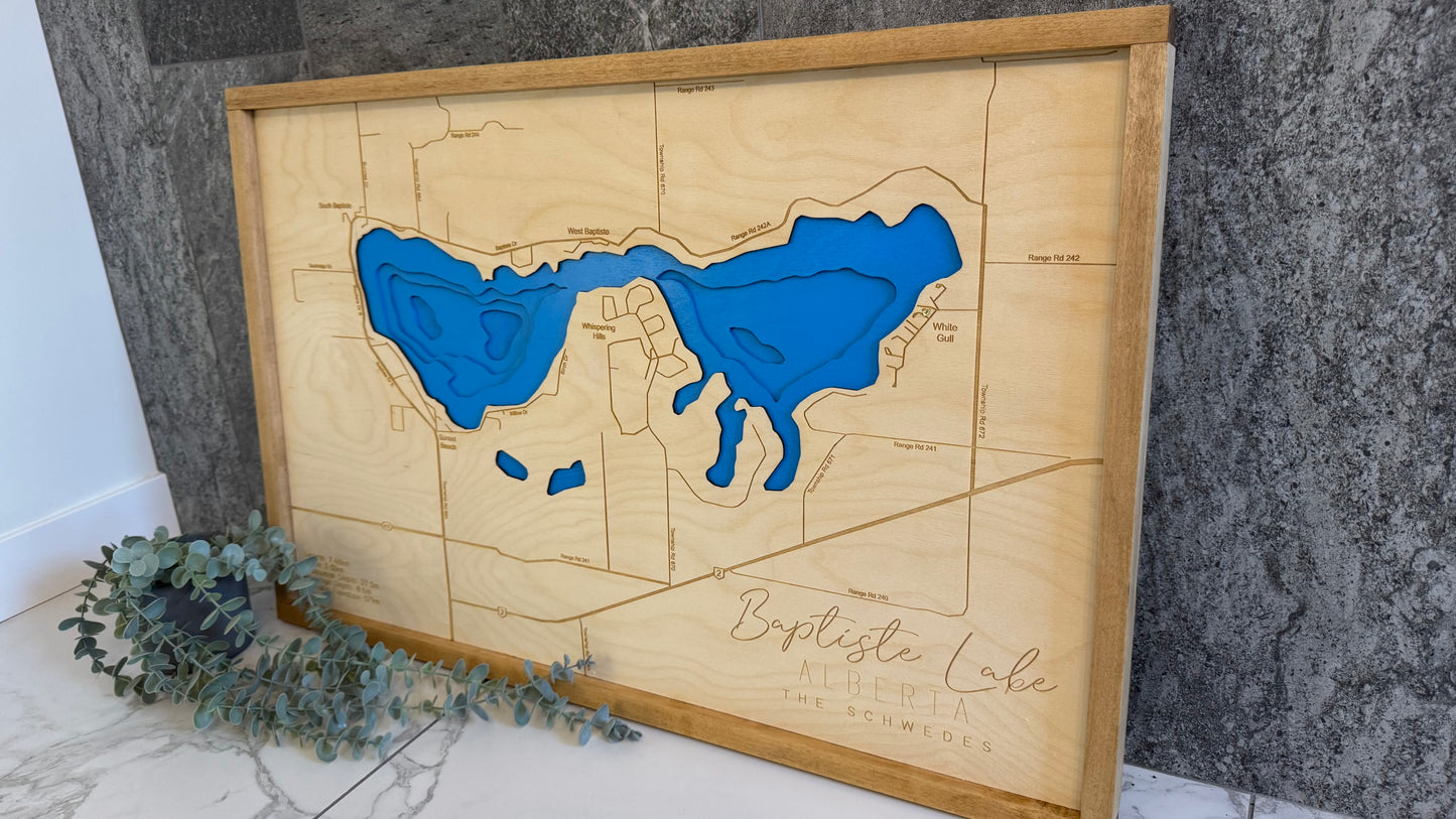 3D Custom Lake Map