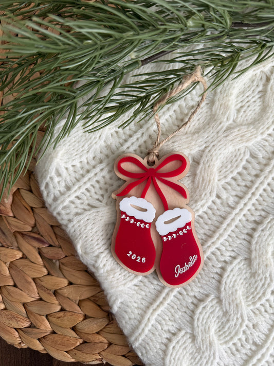 Baby Bootie Ornament
