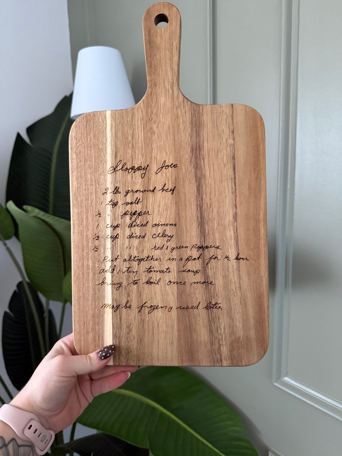 Rectangle Acacia Serving Board - Recipe