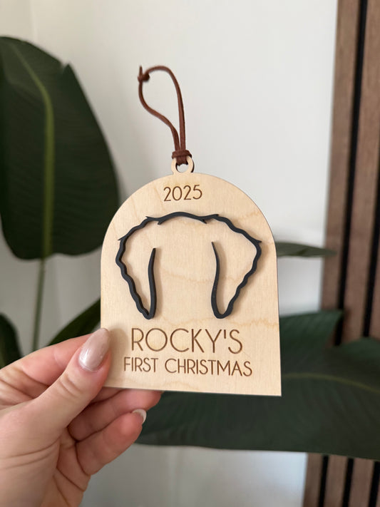 Pet's First Christmas Ornament