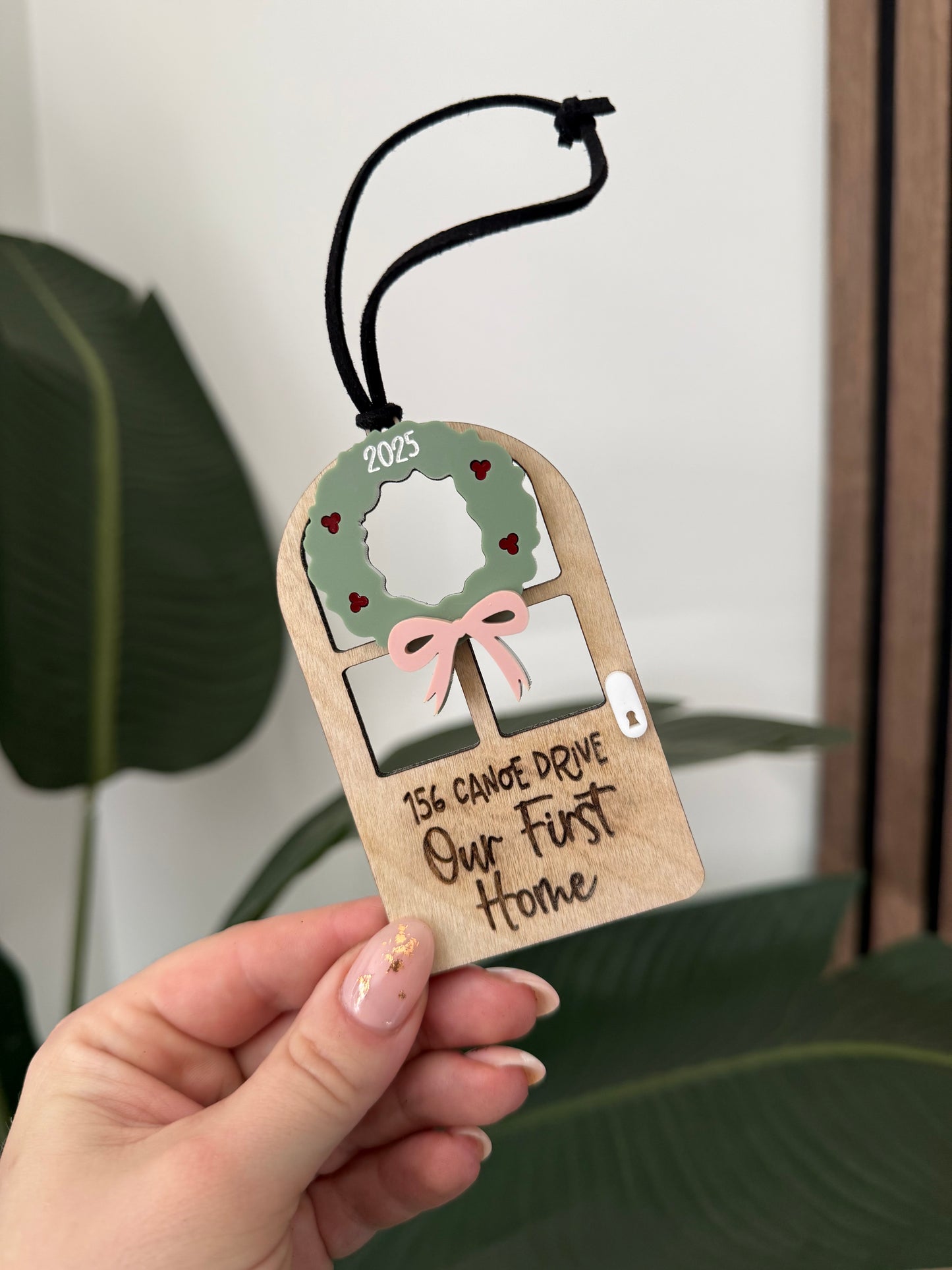 Our First Home Door Ornament