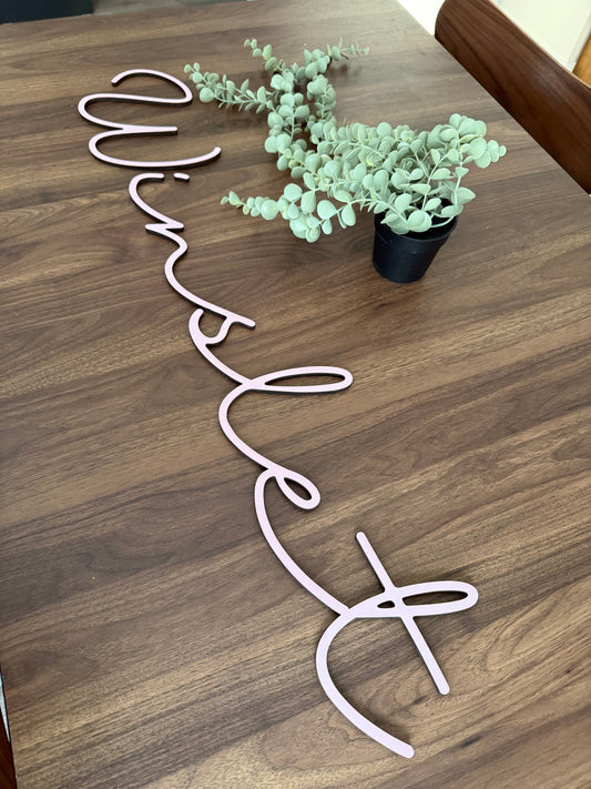 Nursery Sign - Single Name Freestanding