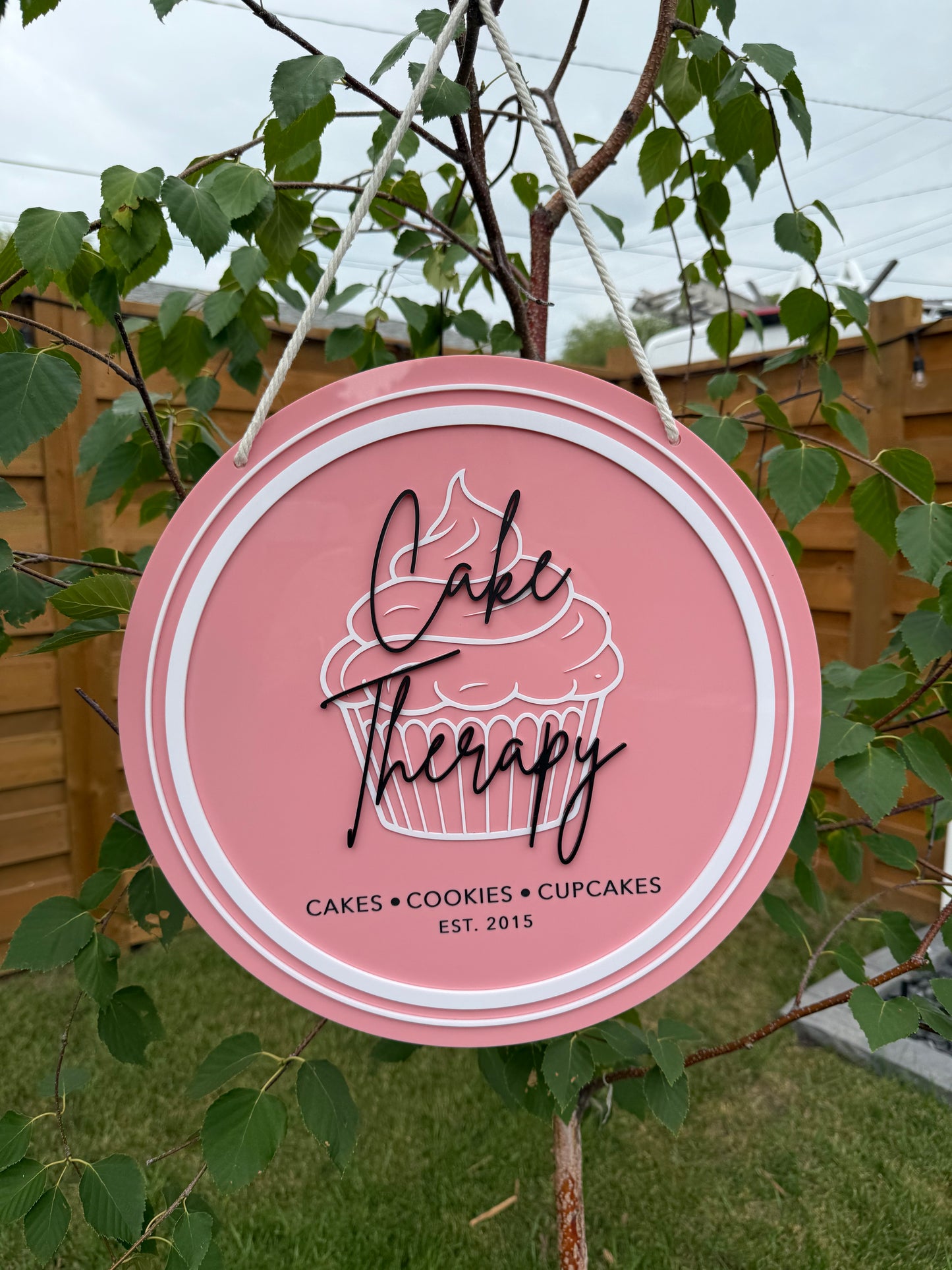 Acrylic Round Logo Sign