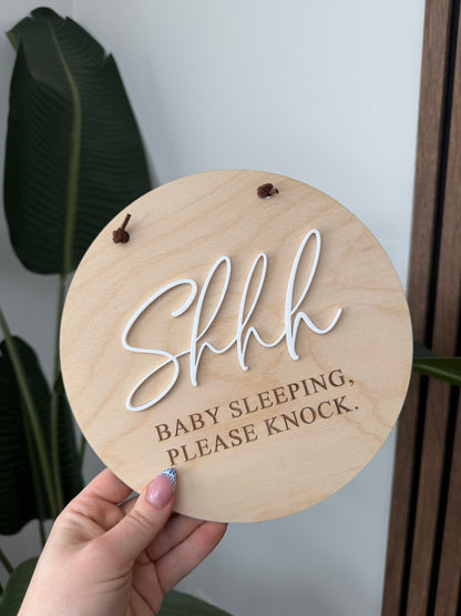 Shhh... Door sign