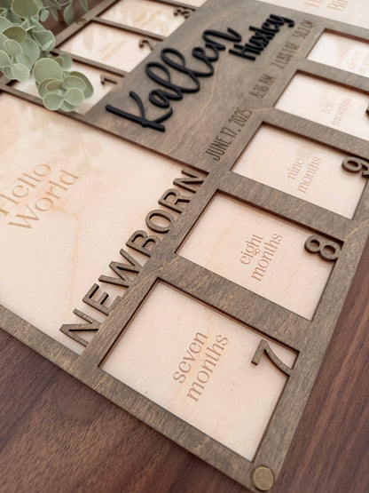 First Year Keepsake Sign
