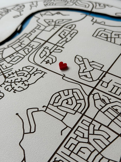 Custom Location Map Sign
