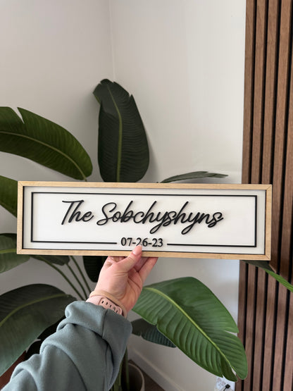 Family Name Sign