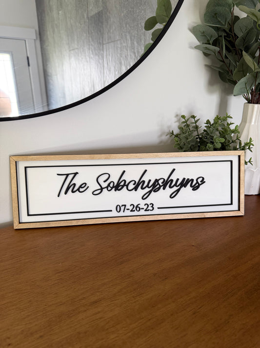 Family Name Sign