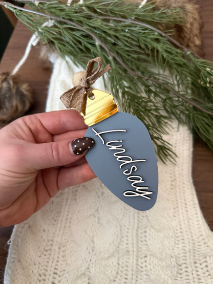 Christmas Light Ornament