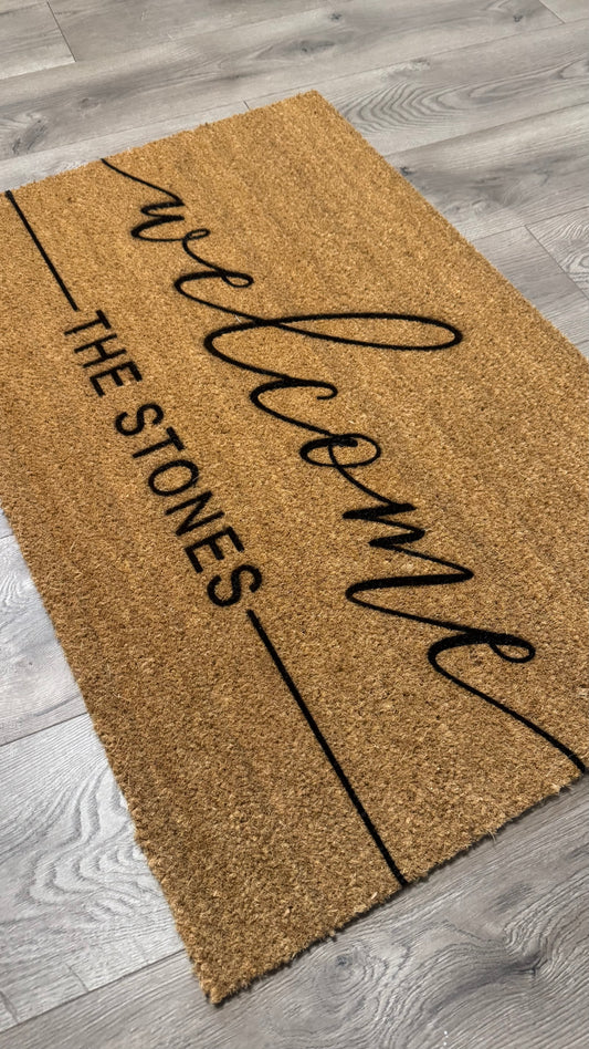 Doormat - Welcome Family