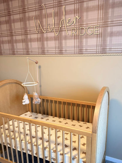 Nursery Sign - Double Name Freestanding