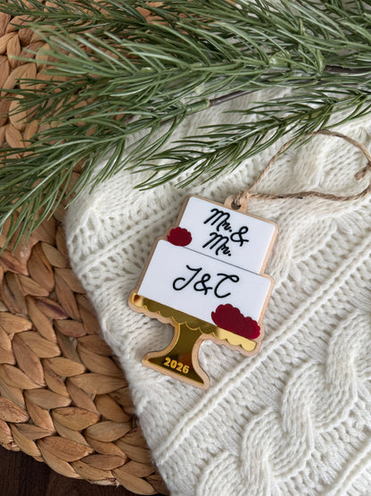 Wedding Cake Ornament