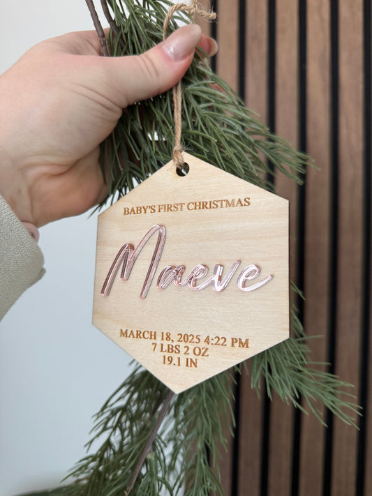 Ornament - Baby's First Christmas