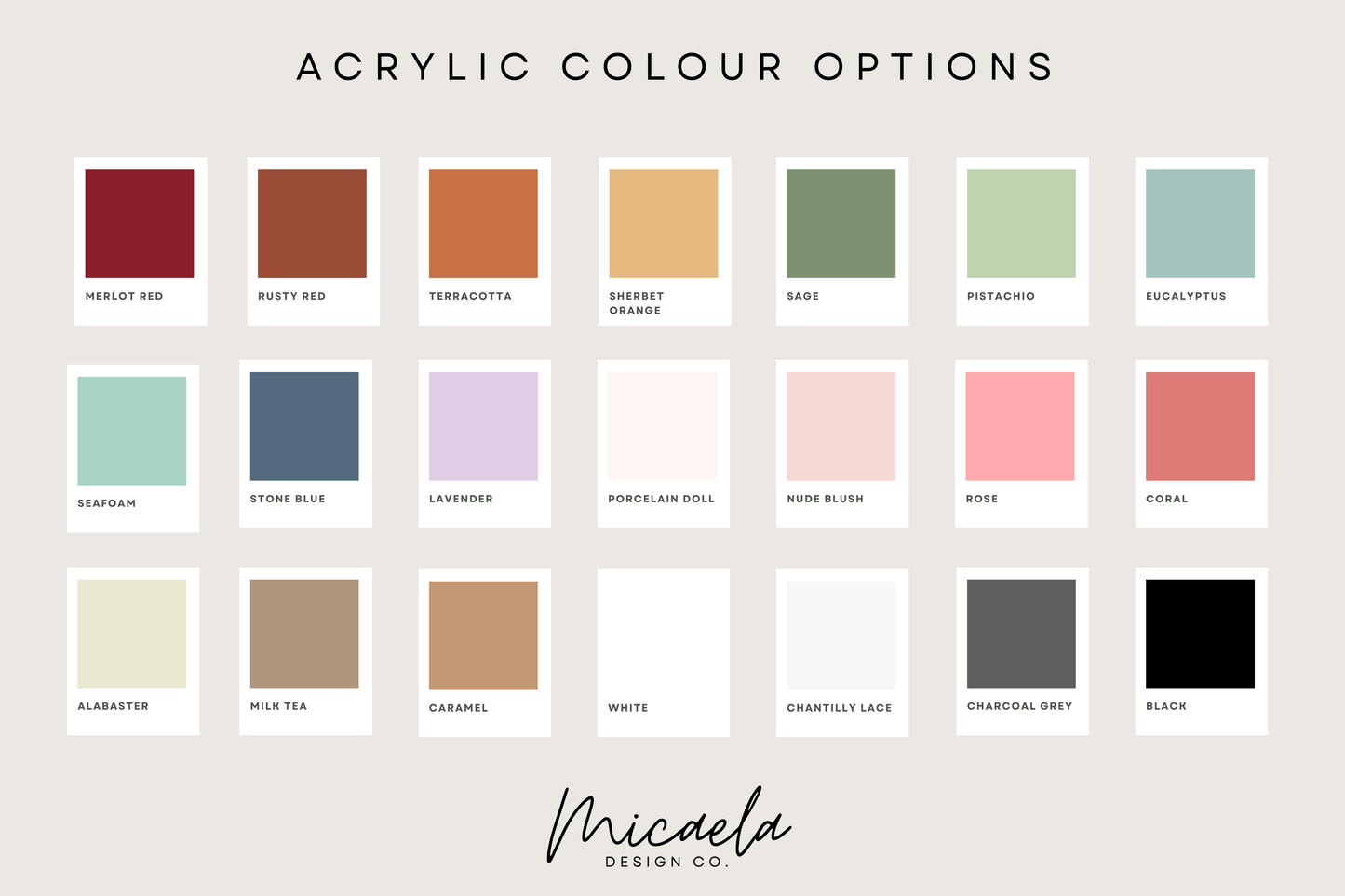 Acrylic Arch Price Signs