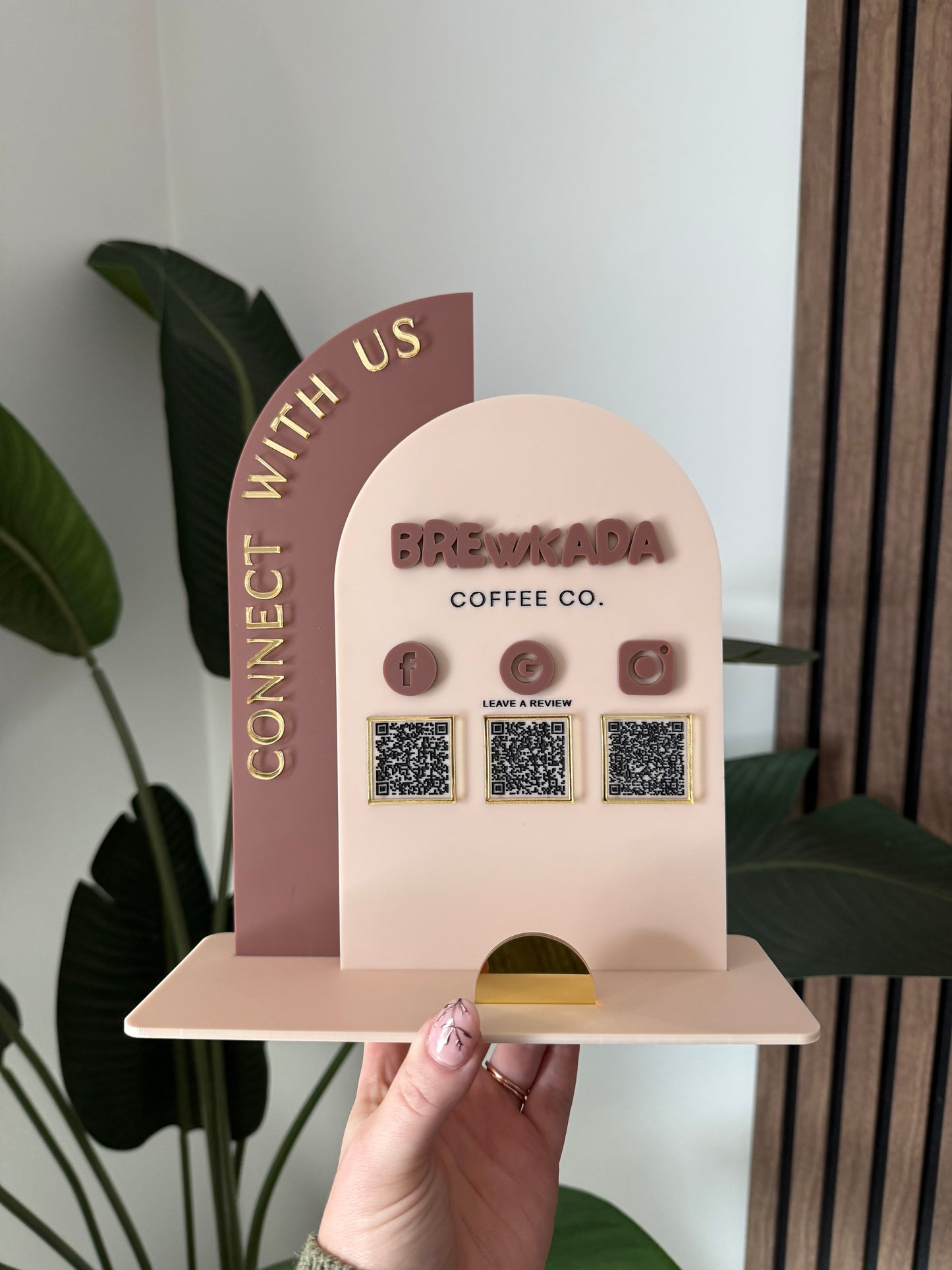 Acrylic Sign - Arch double layer