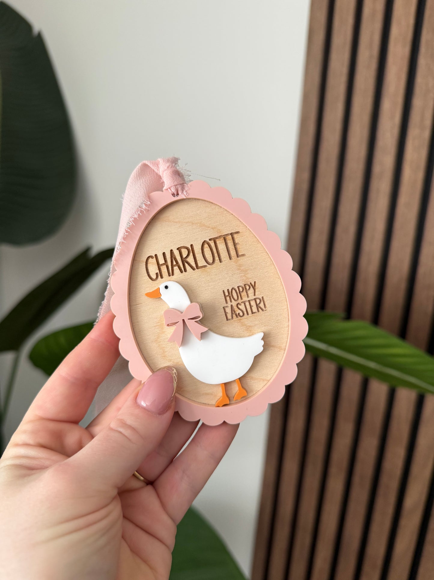 Goose Easter Tag