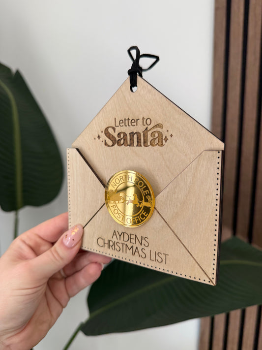 Letter to Santa Ornament