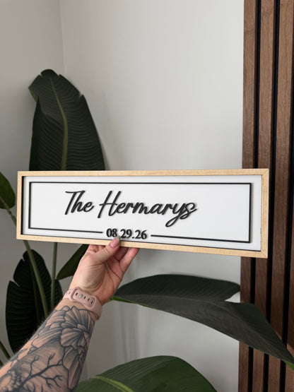 Family Name Sign