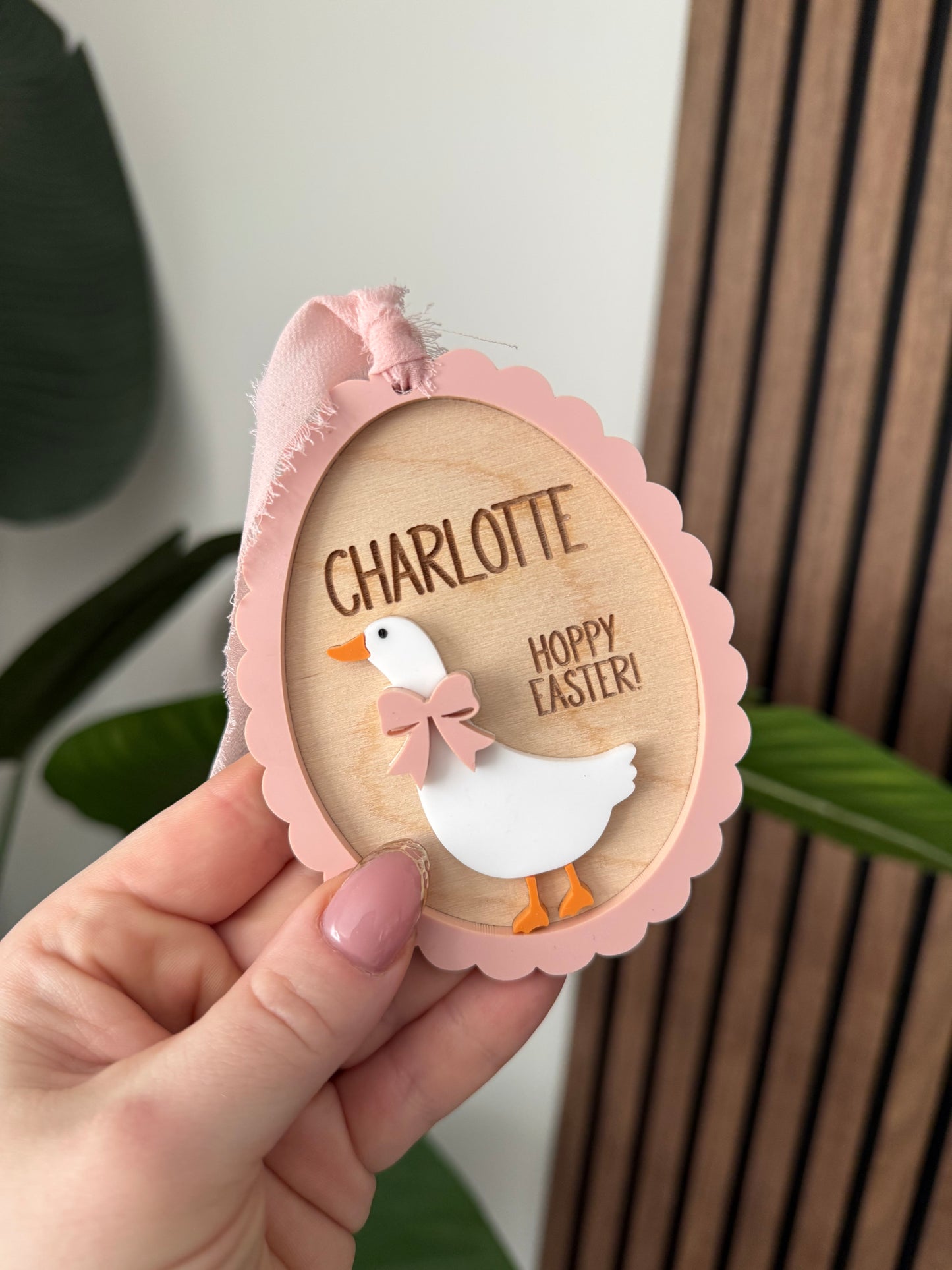 Goose Easter Tag