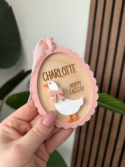 Goose Easter Tag