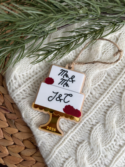 Wedding Cake Ornament
