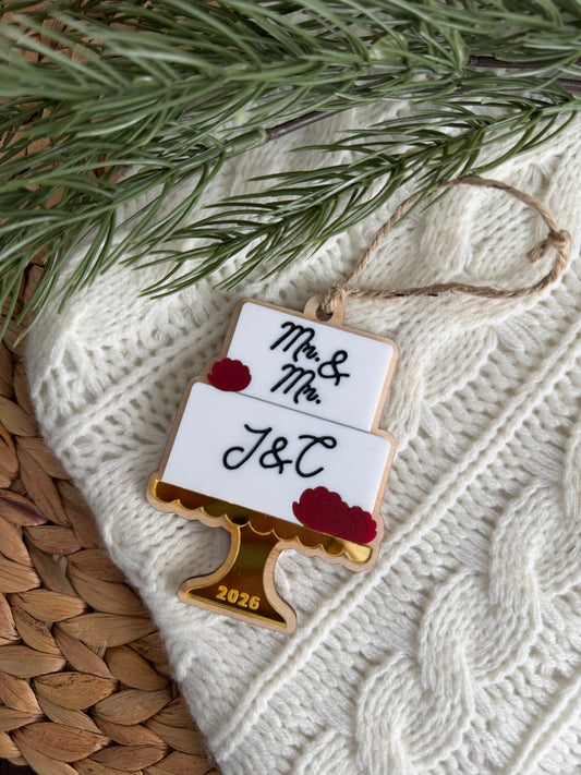 Wedding Cake Ornament