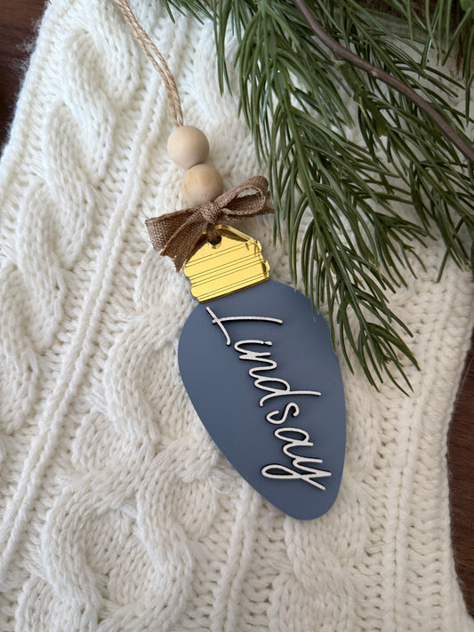 Christmas Light Ornament