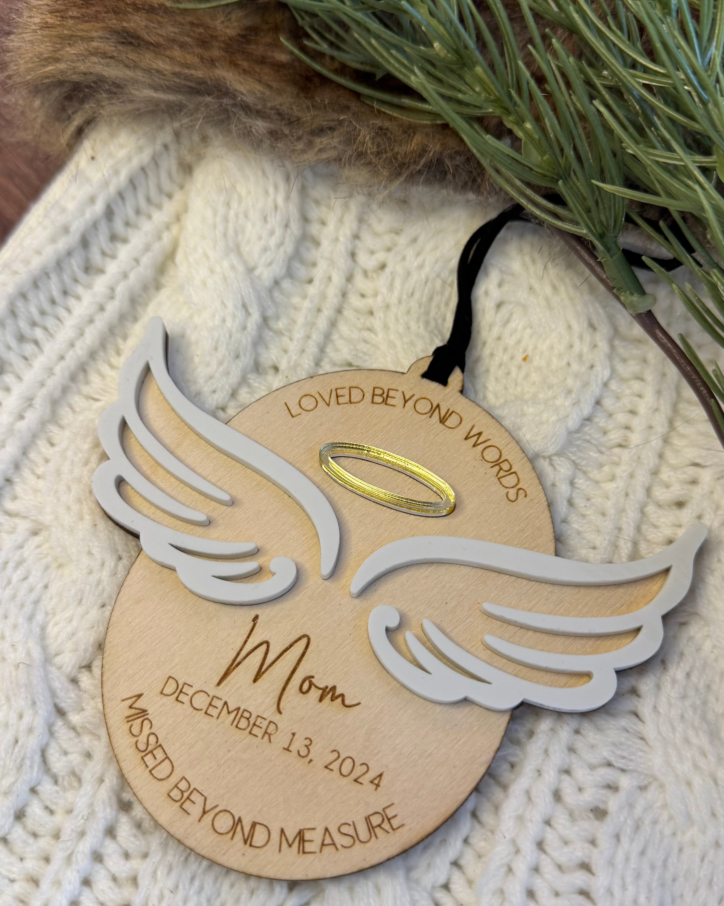 Wooden Ornament - Memorial Ornament