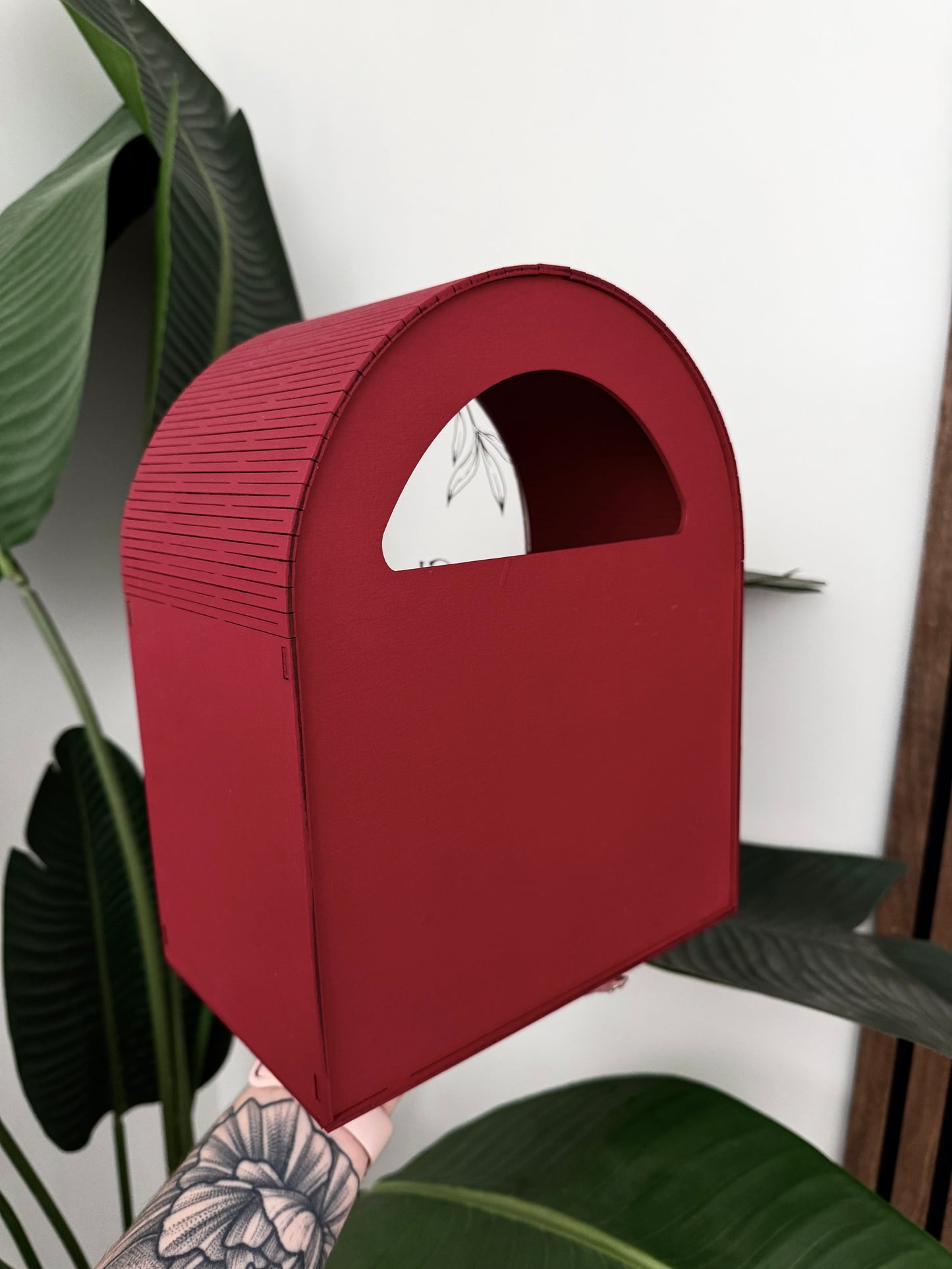 Personalized Arched Card Box