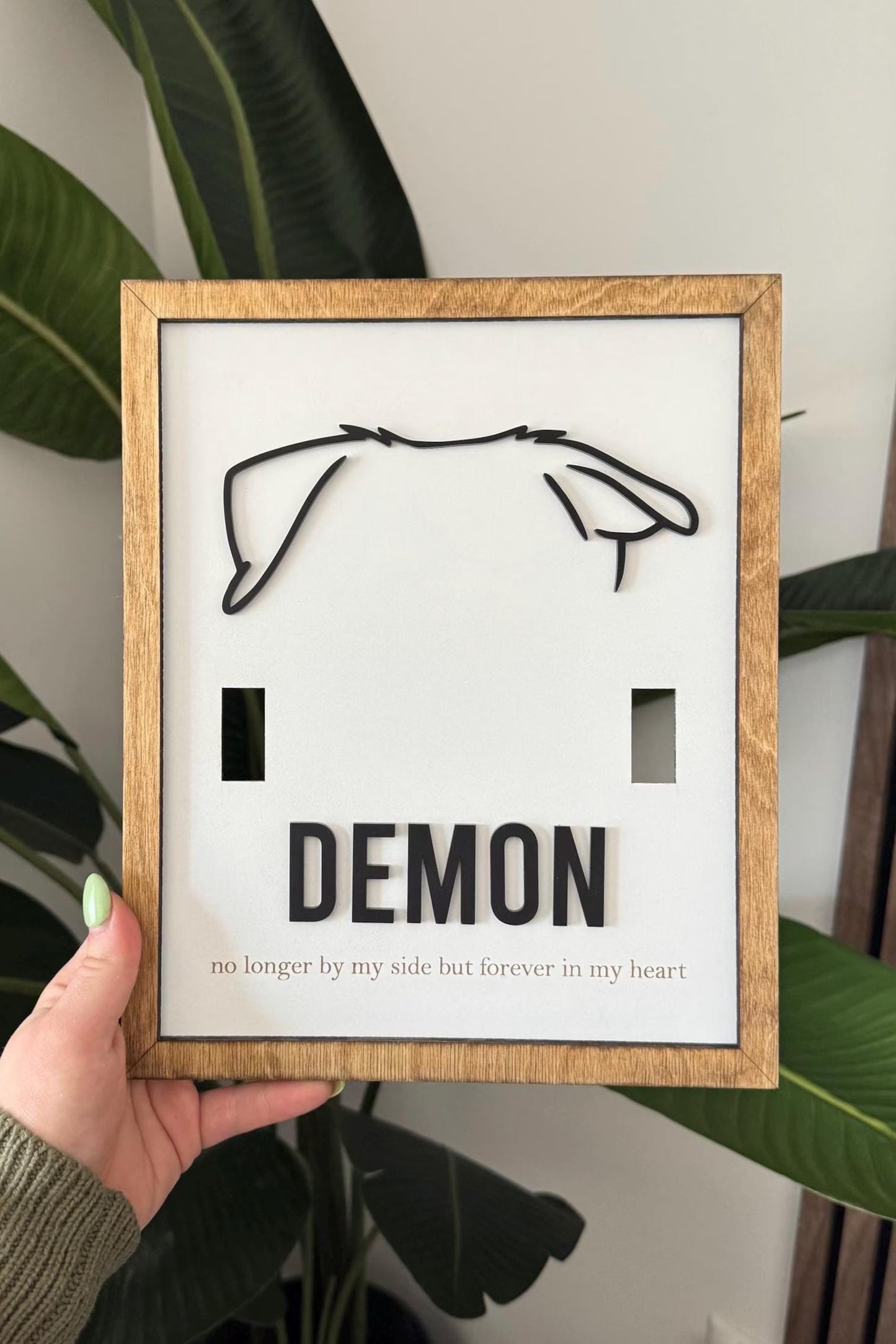 Pet Collar Memorial Sign