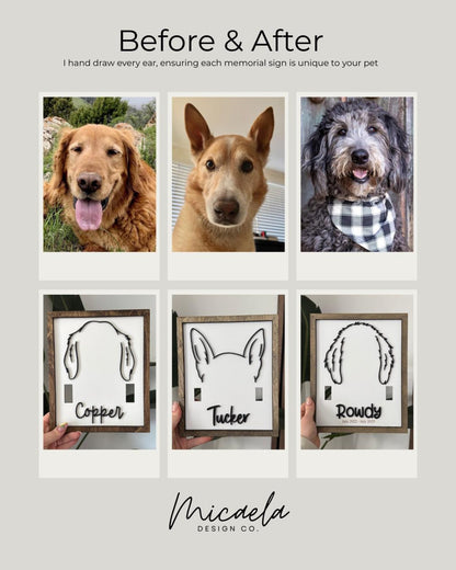 Pet Collar Memorial Sign