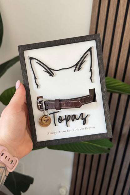 Pet Collar Memorial Sign