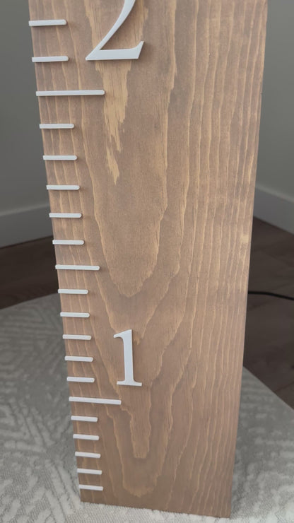 Wooden Growth Ruler - Leaf