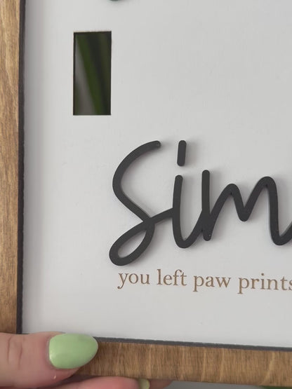 Pet Collar Memorial Sign