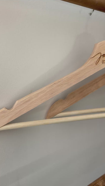 Engraved Wedding Hangers