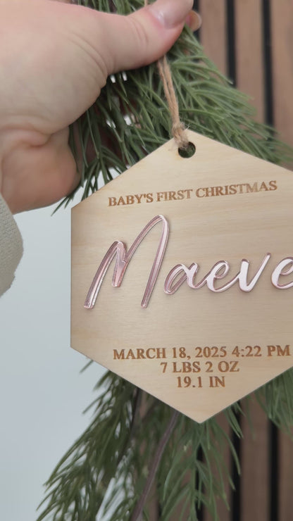 Ornament - Baby's First Christmas