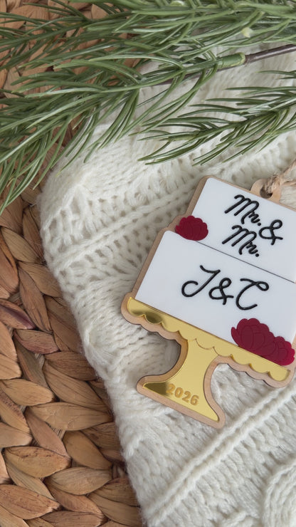 Wedding Cake Ornament