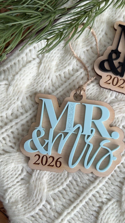 Mr & Mrs / Mr & Mr / Mrs & Mrs ornament