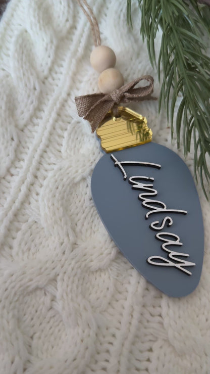 Christmas Light Ornament