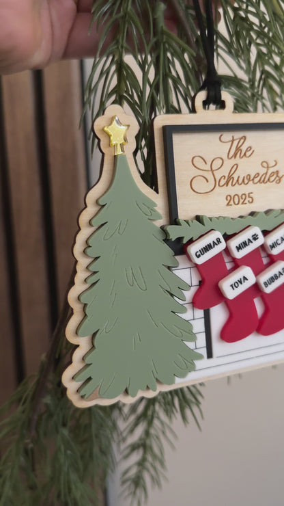 Family Stockings Ornament