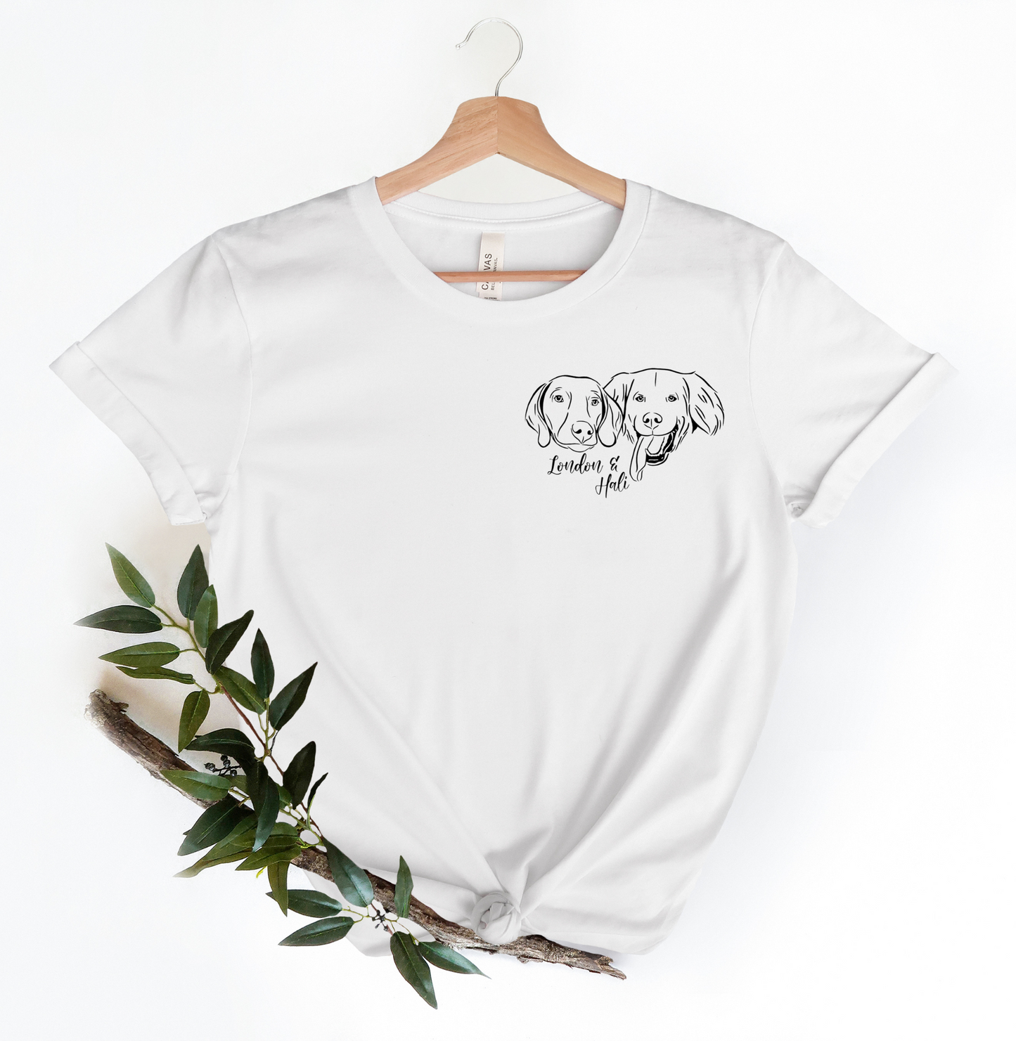 T-Shirt - Custom Hand-Drawn Pet