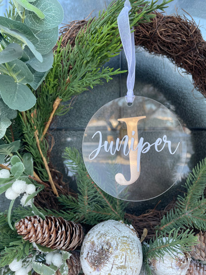 Ornament - Monogram Name