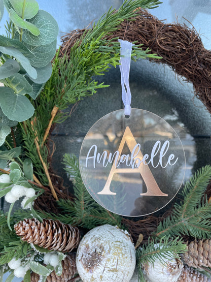 Ornament - Monogram Name