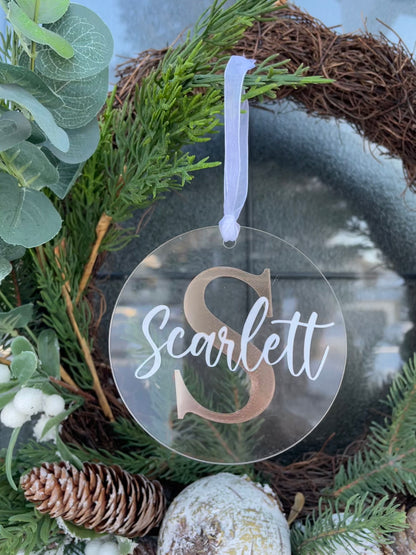 Ornament - Monogram Name