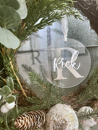 Ornament - Monogram Name