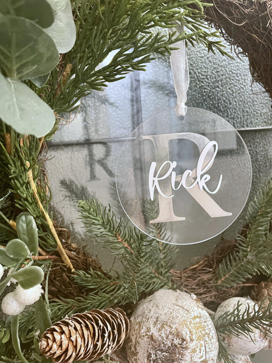 Ornament - Monogram Name