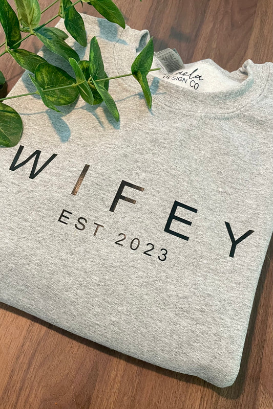 Crewneck Sweater - Wifey