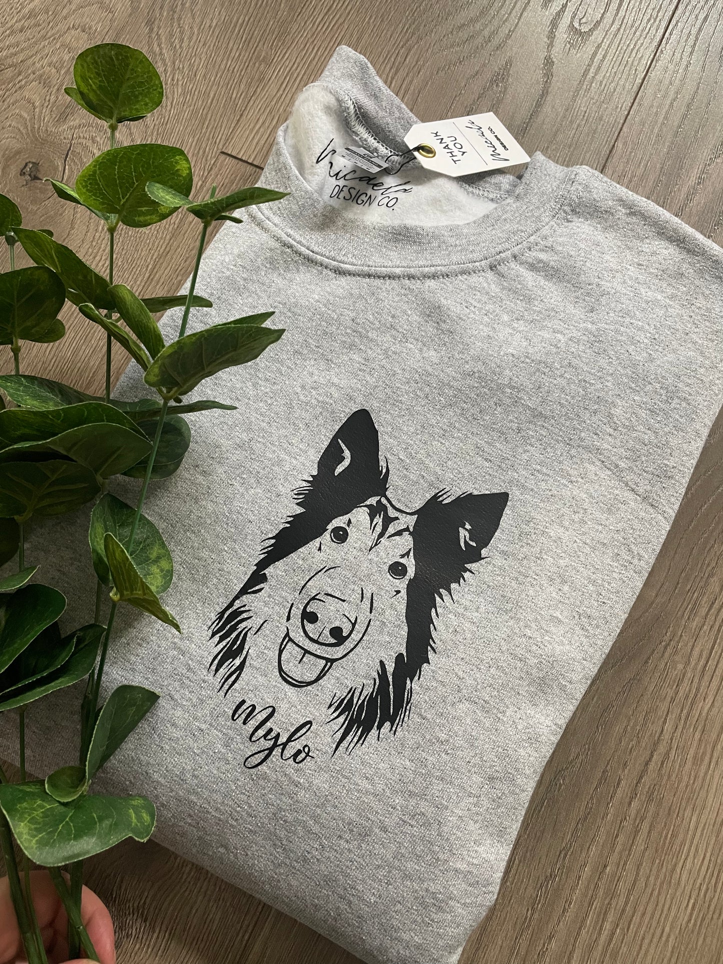 Crewneck Sweater - Custom Hand-drawn Pet