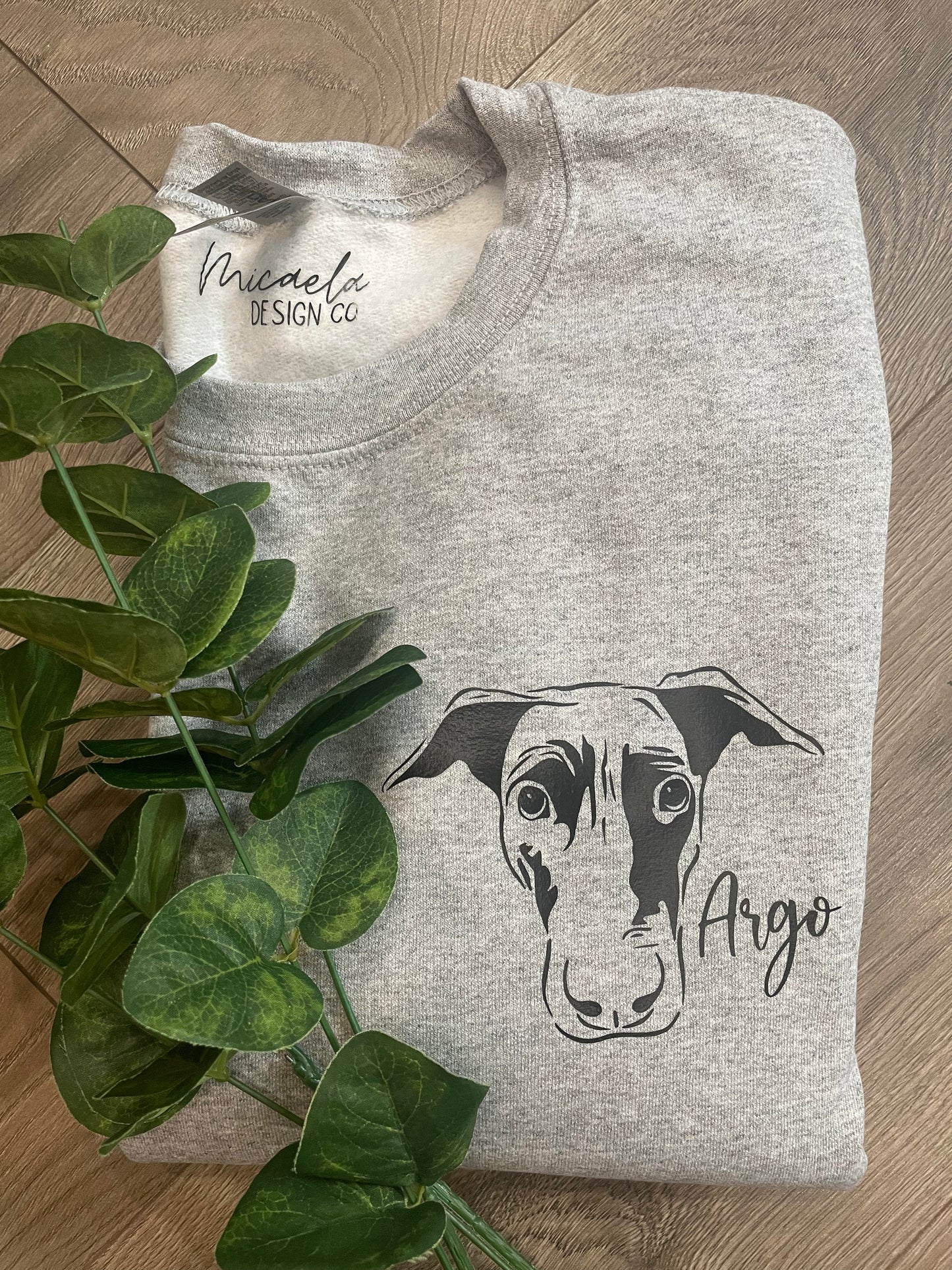 Crewneck Sweater - Custom Hand-drawn Pet