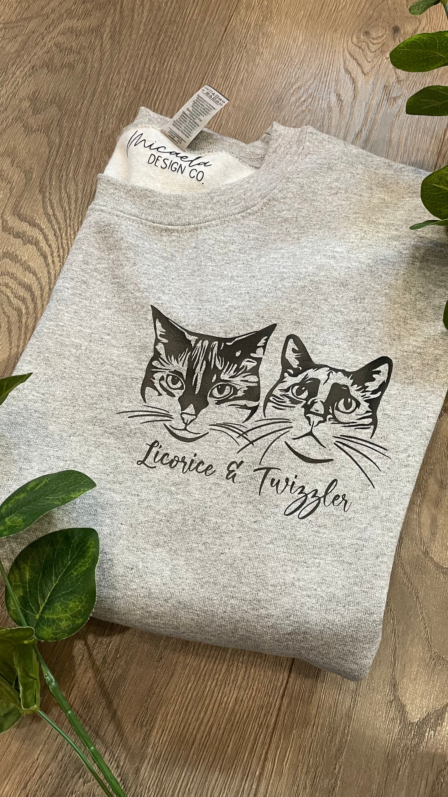 Crewneck Sweater - Custom Hand-drawn Pet